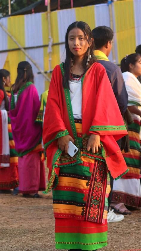 A Beautiful And Colourful Traditional Attire Of Dimasa Culture Northeast India🌈🌸 ️ Traditional