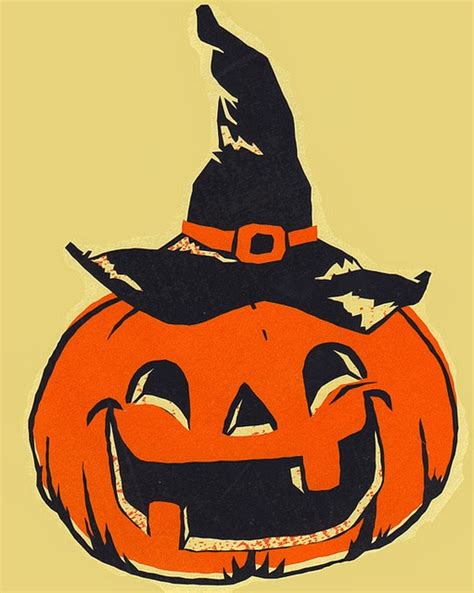 Cartoon Concept Design Happy Halloween Vintage Halloween Cartoons