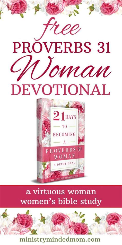 Free Proverbs 31 Woman Devotional Virtuous Woman Bible Study