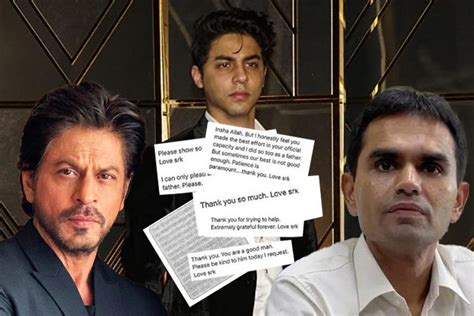 Aryan Khan Case On Aryan Khan Drug Case Shah Rukh Khan Sameer Wankhede Whatsapp Chats Revealed