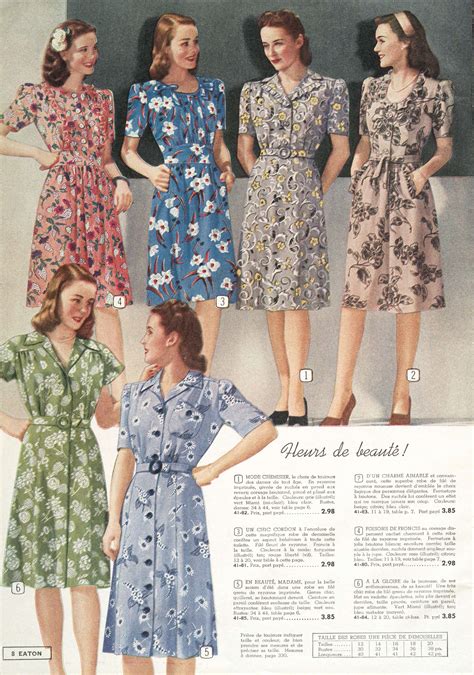 Eatons Spring And Summer Catalog 1945 Such A Great Array Of Fabric