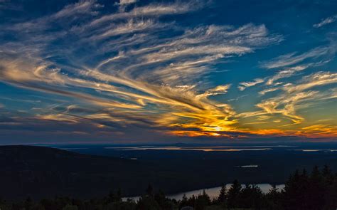 Sunset Over Maine Photograph By John M Bailey Fine Art America