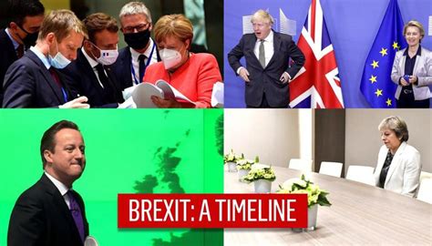 Brexit Heres A Timeline Of Events In Britains Exit From The European