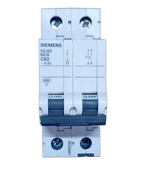 Double Pole Siemens Mcb 40a Dp Mcb At Rs 531piece In Chennai Id