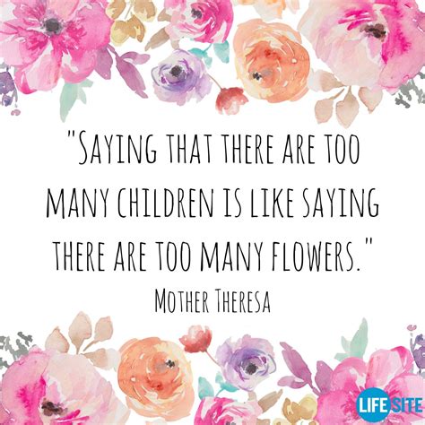 Too many children? Mother Theresa quote | Mother theresa quotes, Mother theresa, Mother teresa