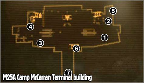 M25 Camp Mccarran Maps Fallout New Vegas Game Guide