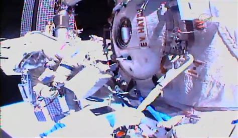 Russian Spacewalkers Collect Overtime In Busy Eva For Satellite Release