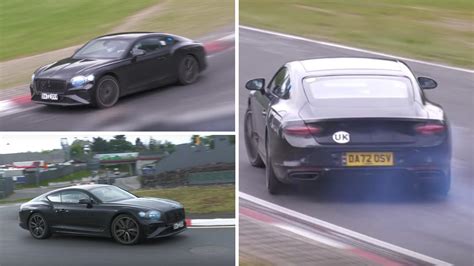 Facelifted 2024 Bentley Continental Gt Caught On Video Powersliding At The Nurburgring 219066 1 