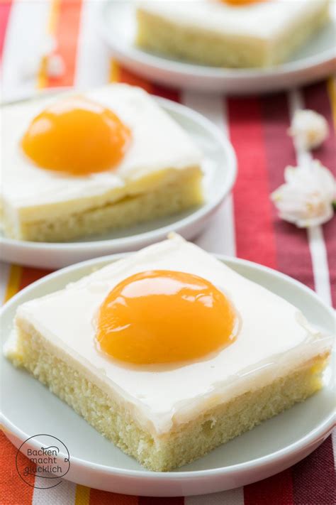 Created by the food blog sprinkle bakes, the german fried egg cake (also known as spiegeleierkuchen) is an adapted version that incorporates a king arthur flour white cake recipe. Spiegeleier-Kuchen | Rezept | Kuchen, Rezepte und Kuchen ...