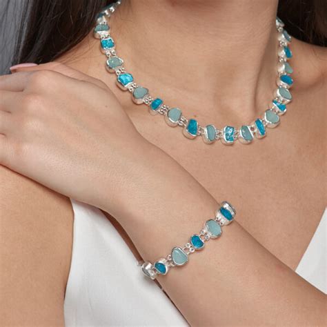 Aquamarine Gemstone Jewellery Sets By Poppy Jewellery