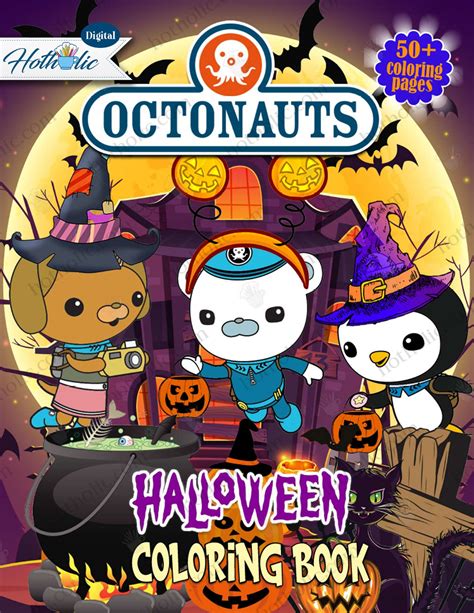 Octonauts Halloween Coloring Book Journey Into A World Of Color