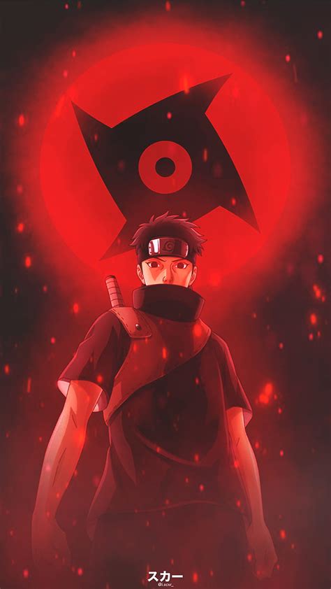 Uchiha Shisui Anime Anime Ojos Naruto Partículas Salto Rojas