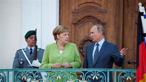 Merkel and Putin Sound Pragmatic Notes After Years of Tension - The New 