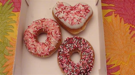 National donut day 2021 deals: VALENTINE'S DAY AT KRISPY KREME DOUGHNUTS... WANT ONE? - YouTube