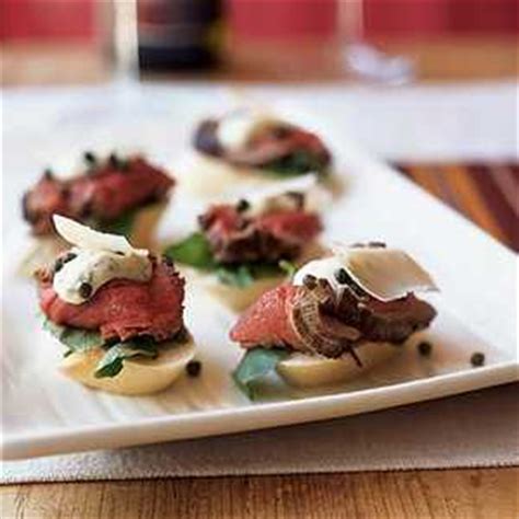 Marinated beef tenderloin with greek horseradish sauce is a thing of beauty and bulk. Seared Beef Tenderloin Mini sandwiches & Mustard-Horseradish Sauce Recipe | MyRecipes