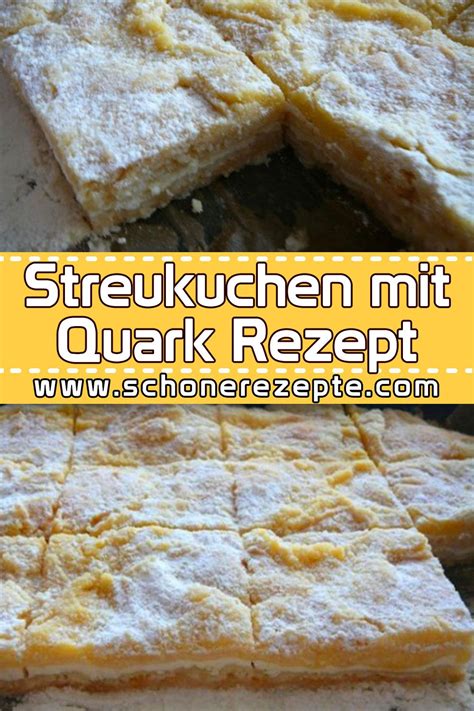Zutaten für kuchen mit quark (für ø 24 cm) Streukuchen mit Quark Rezept - Ein sehr einfacher Kuchen ...