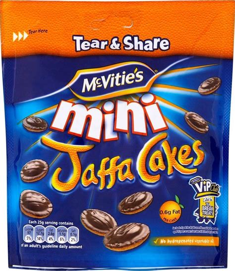 Mcvities Mini Jaffa Cakes Pouch 115g Approved Food