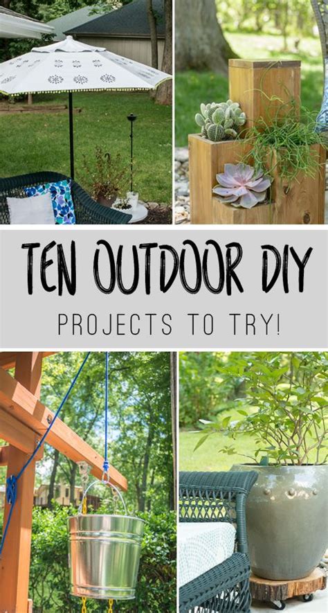 10 Outdoor Diy Projects Get Your Diy On With These 10 Outdoor Diy