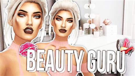 Sims 4 Beauty Guru Collab W Okayjunior Cc Links Youtube