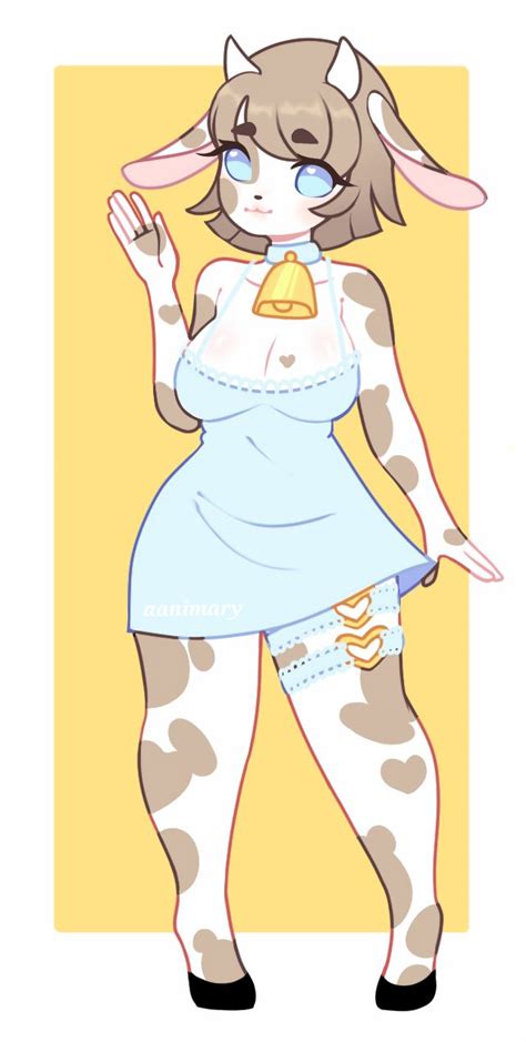 adopt cow closed by aanimary on deviantart girls cartoon art cartoon art styles furry art