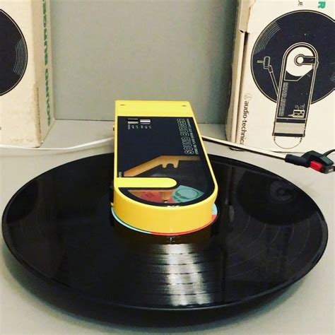 Audio Technica Portable Record Player Known As Sound Burger In Yellow