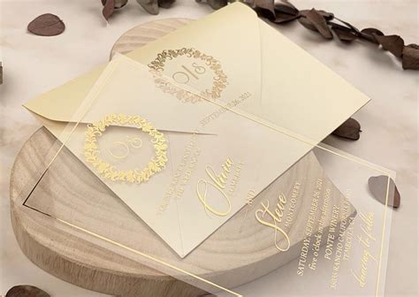 10 Most Beautiful Clear Wedding Invitations For 2021