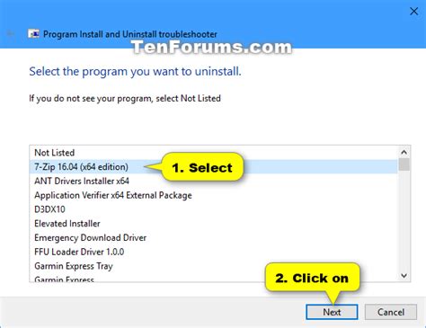 Program Install And Uninstall Troubleshooter In Windows Tutorials