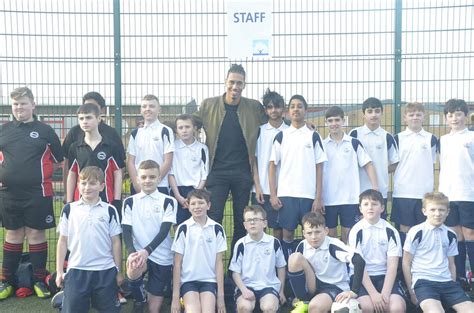 Hyndburn And Accrington Academy Students Join Premier League Star Chris