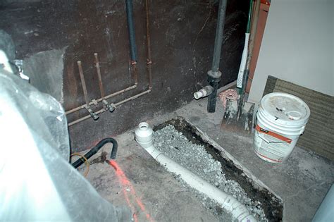 At the bottom of the stairwell there is a drain that connects into a storm drainage. Our Tiny Oak Park Bungalow: Day Two in the Basement ...