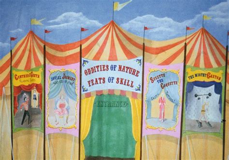 circus tent backdrop