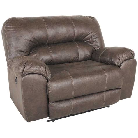 Relax In The Stallion Saddle Brown Cuddler Recliner