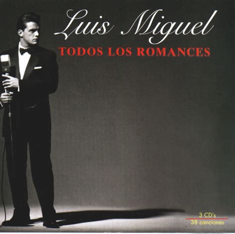 Todos Los Romances Luis Miguel Amazonit Cd E Vinili