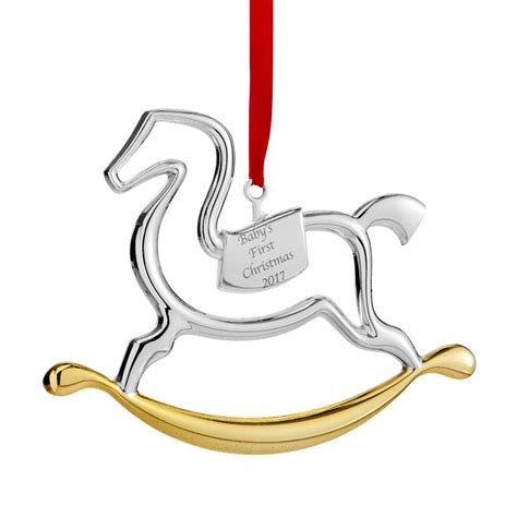 From baby's first christmas ornaments to baby christmas outfits, here are the best baby gifts this year. Baby's First Christmas Ornament, 2017 | Nambe Ornament ...