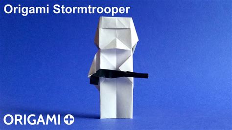 Create a very cute paper Stormtrooper in origami! How to ...