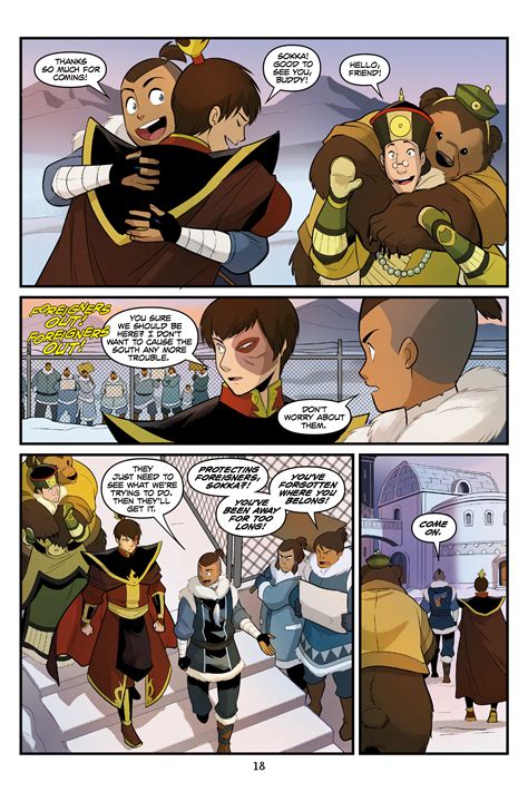 Nickelodeon Avatar The Last Airbender North And South Issue 3 Read