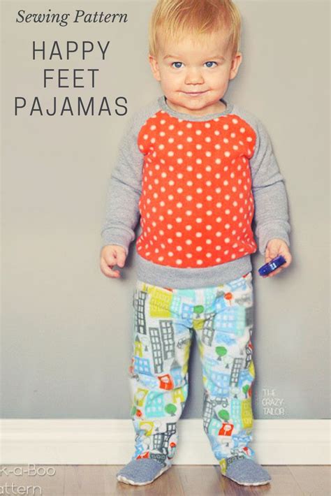 Happy Feet Pajamas Baby Pajamas Pattern Sewing Baby Clothes Baby