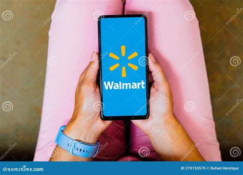 May 25 2023 Brazil In This Photo Illustration The Walmart Inc Editorial Stock Image Image