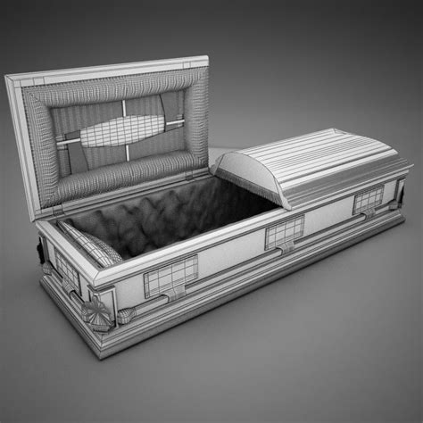 High Def Classic Coffin Cherry 3d Model Cgtrader
