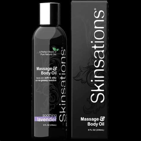 Skinsations® Alluring Lavender Massage Oil 8oz16oz
