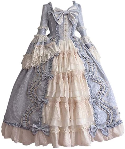 Moonhome Womens Rococo Ball Gown Gothic Victorian Dress Costume Gothic