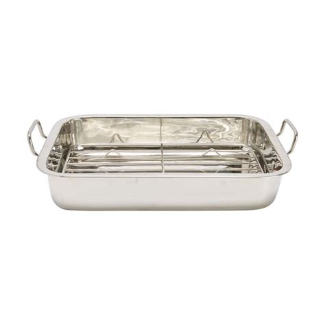 Maybe you would like to learn more about one of these? Stainless Steel Roaster with Rack | Kmart