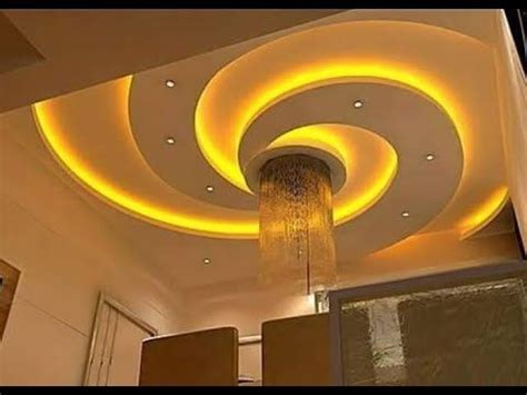 The idea is to make a continuous design. BEST MODERN LIVING ROOM CEILING DESIGN 2017 - YouTube ...
