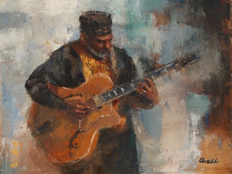Ozellhudson Fine Artist Paintings From Expressive Musicians