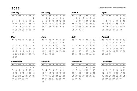 Year planner 2021, 12 pages, pdf with daily grid and week numbers, weeks are in rows and start on monday, each month on a separate page, landscape paper orientation calendars 2020 weeks are in columns (vertical), start on monday: Printable Calendar Or 2020 And 2021 Monday To Sunday ...