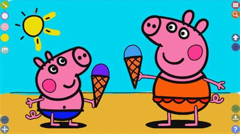23+ elegant stock Ice Cream Peppa Pig Coloring Pages - Dibujos de Peppa