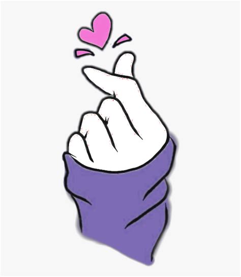 The south korean boy band bts has an interesting approach to branding. #hand #heart #purple #hands #handheart #kpop - Kpop Hand ...