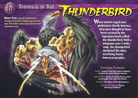 10 Thunderbird Mythological Creatures Weird Creatures Mythical