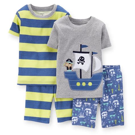 Carters Baby Clothing Outfit Boys 4 Piece Snug Fit Cotton Pjs Pirate