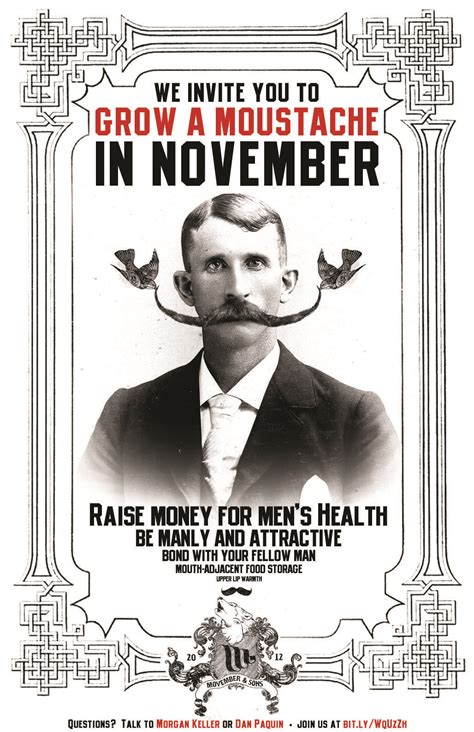 Movember Posters How To Raise Money Movember Mens Health