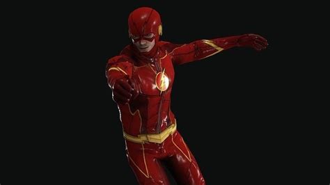 The Flash Cw Show 3d Model Rigged Cgtrader